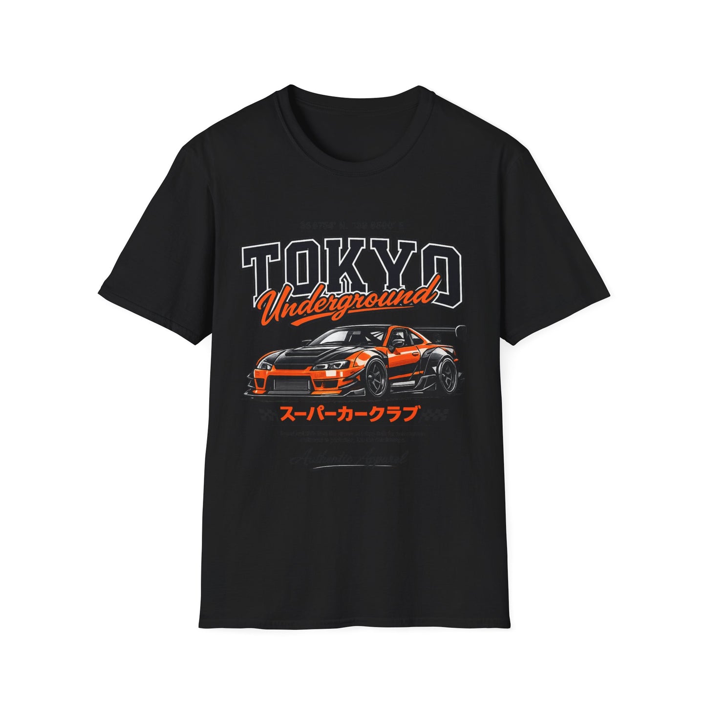 Tokyo Underground Super Car Club Tee | Front & Back Print | Premium JDM Streetwear