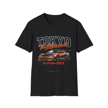 Tokyo Underground Super Car Club Tee | Front & Back Print | Premium JDM Streetwear